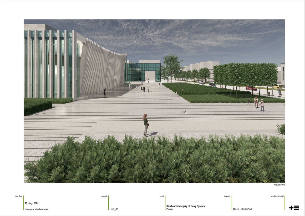 Płocka filharmonia projekt 