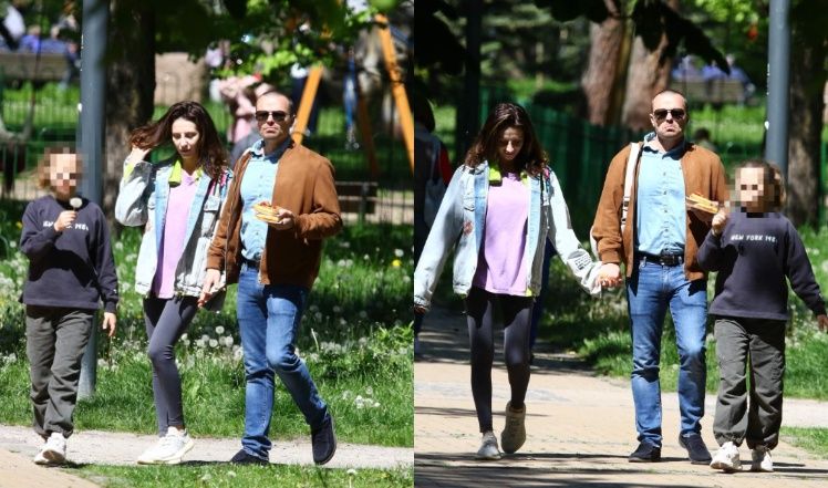 Marcin Hakiel "przyłapany" w Sopocie z Dominiką i córką.