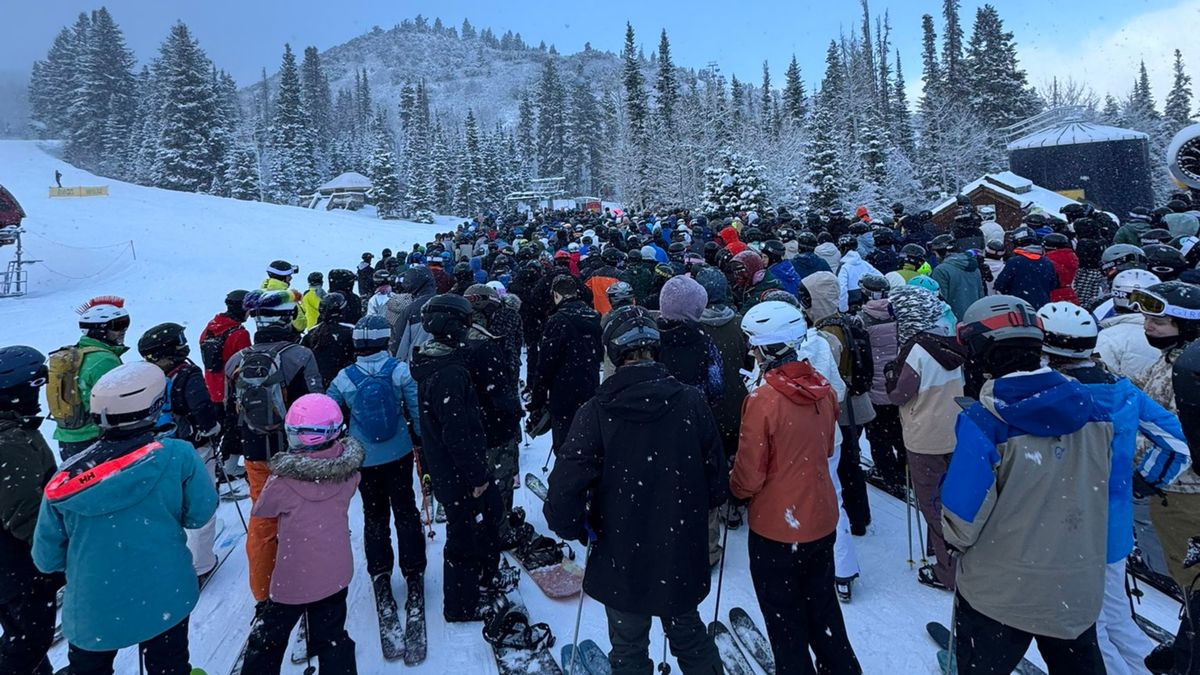 Gigantyczne kolejki w Utah (USA)
