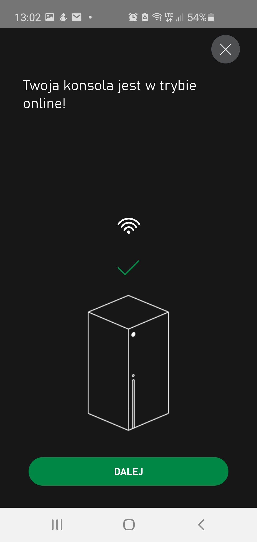 Xbox Series X - zdalne łączenie z siecią