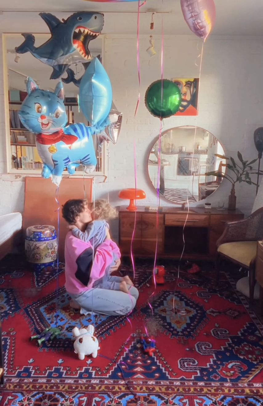 Aleksandra Domańska z synem