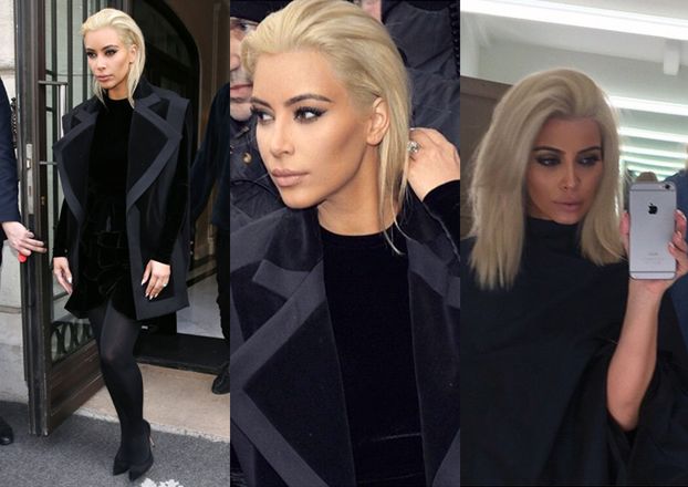 Kim Kardashian chwali się blond fryzurą! (FOTO)