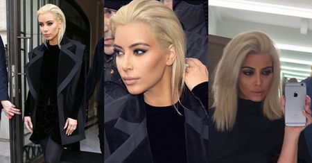 Kim Kardashian chwali się blond fryzurą! (FOTO)