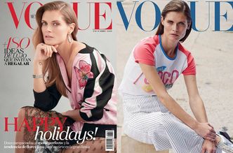 Małgorzata Bela na trzech okładkach "Vogue'a"