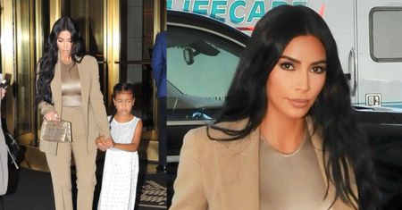 Złota Kim Kardashian z 6-letnią North zmierza do Białego Domu (FOTO)