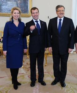 Prezydent Rosji już w Polsce - protesty w kilku miastach