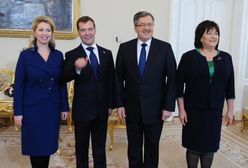 Prezydent Rosji już w Polsce - protesty w kilku miastach