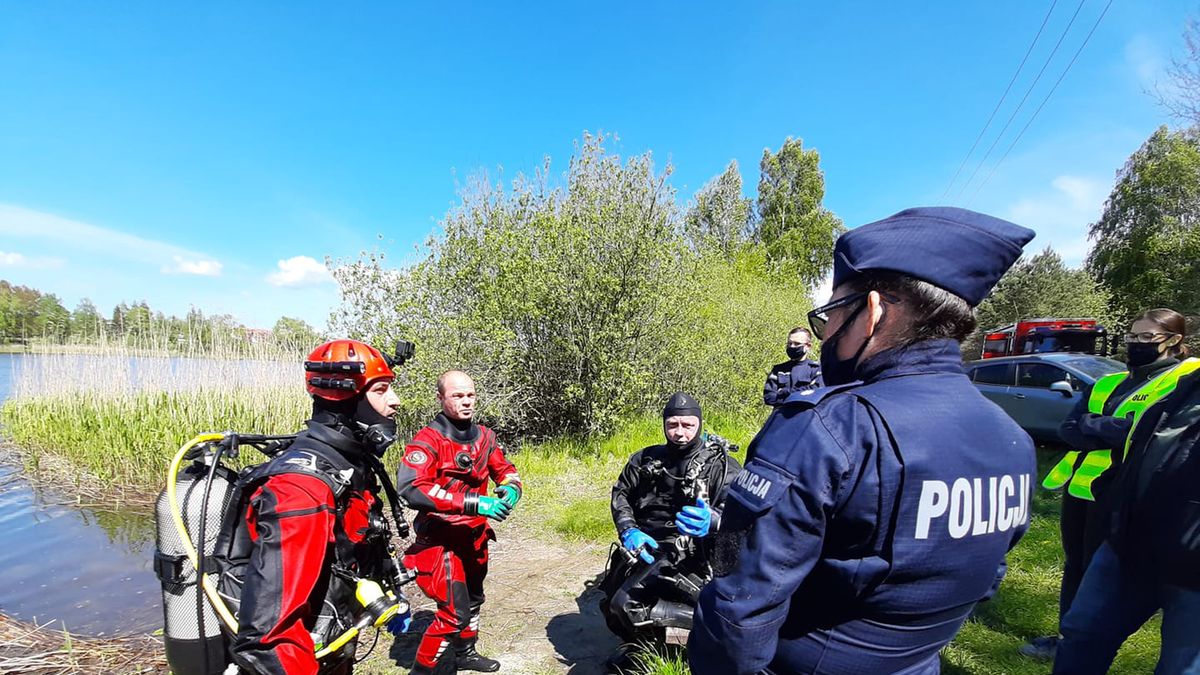 Z jeziora Dywickiego wyłowiono ludzkie szczątki