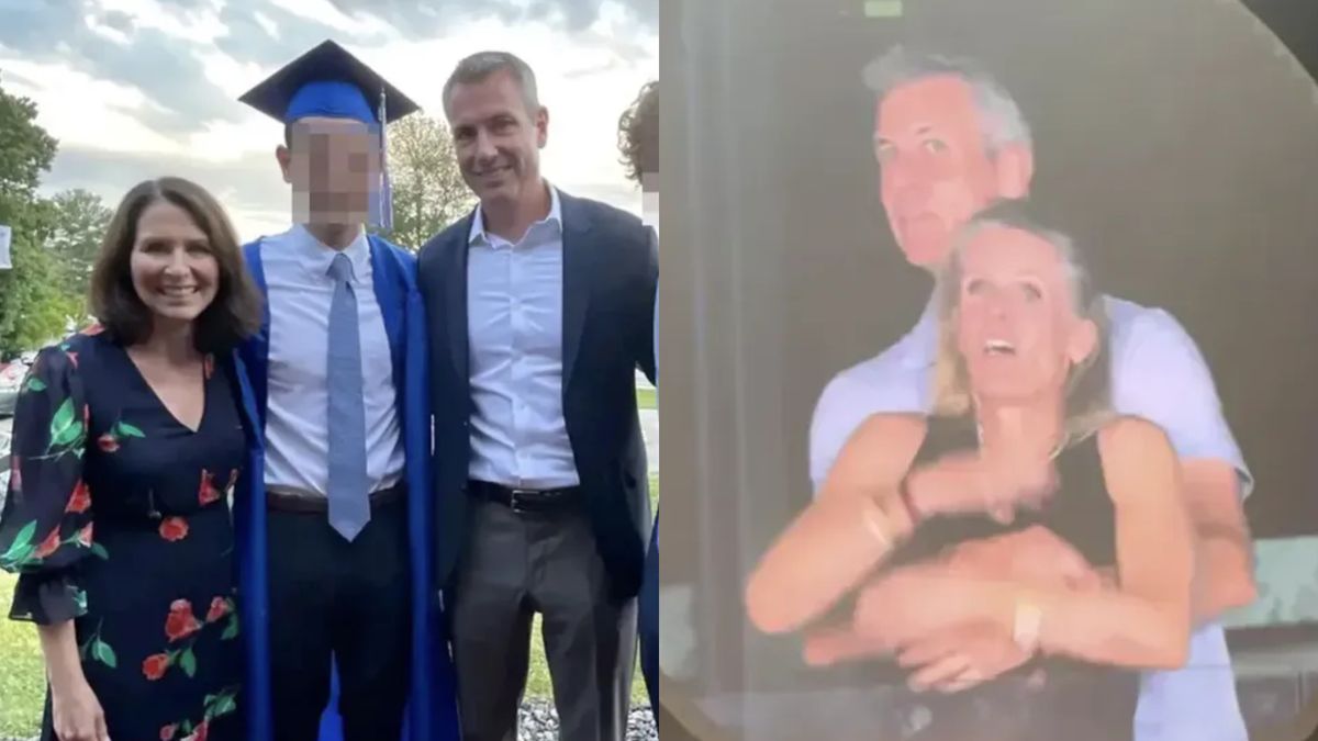 Andy Byron uchwycony na nowych zdjęciach z żoną