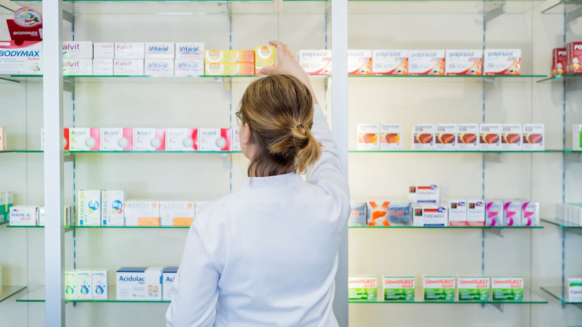 Lubliniec, 02.03.2020. Apteka - ilustracja.