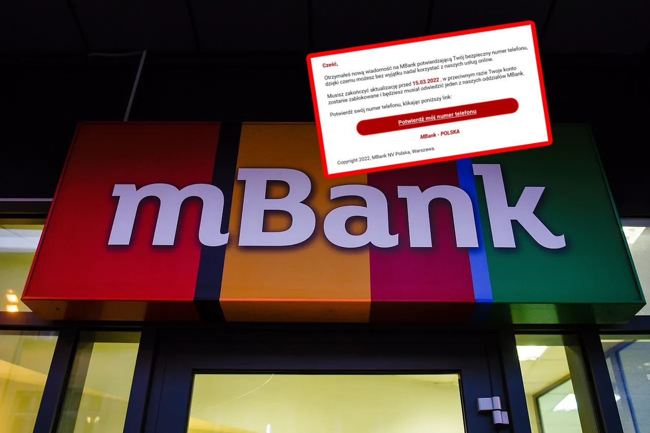 mBank. Oszuści chcą nas okradać