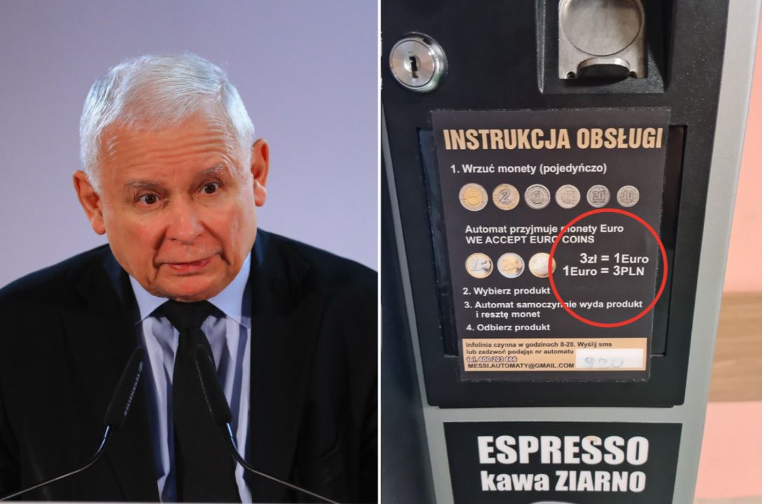 "Znalazłem euro za 3 zł". Zdjęcie robi furorę po słowach Jarosława Kaczyńskiego