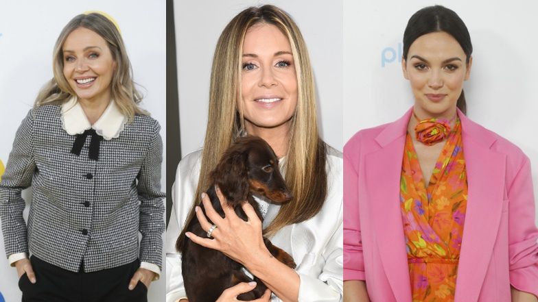 Prowadzący "Dzień Dobry TVN" posyłają UŚMIECHY z wiosennej konferencji: Elegancka Agnieszka Woźniak-Starak, Ewa Drzyzga niczym marynarz (ZDJĘCIA)