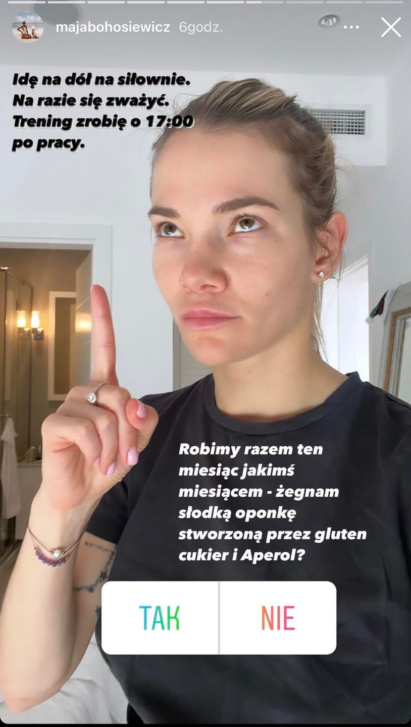 Maja Bohosiewicz zrzuca "oponkę"