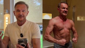 Cezary Pazura PRĘŻY GOŁĄ KLATĘ z okazji 64. urodzin (FOTO)