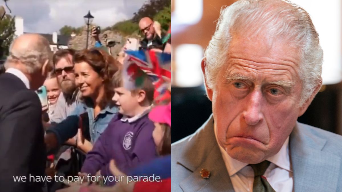 Król Karol III stanął oko w oko z przeciwnikiem monarchii. Zaskakująca reakcja
