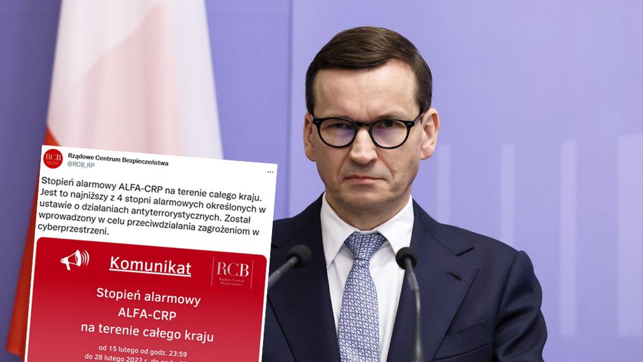 Stopień alarmowy ALFA-CRP na terenie Polski. Komunikat Rządowego Centrum Bezpieczeństwa