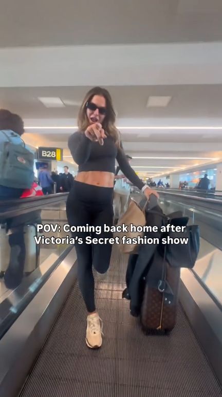 Anna Lewandowska robi show na lotnisku