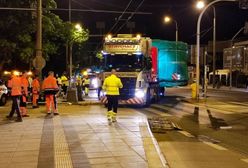 Z Korei do Gdańska, a potem w dalszą drogę. Nocą przez Lublin przejechał potężny ładunek