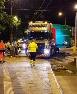 Z Korei do Gdańska, a potem w dalszą drogę. Nocą przez Lublin przejechał potężny ładunek