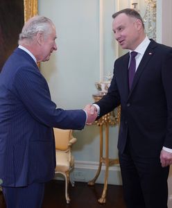 Andrzej Duda w Pałacu Buckingham. Ważne spotkanie z królem Karolem III