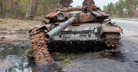 Pogrom rosyjskich czołgów na Ukrainie