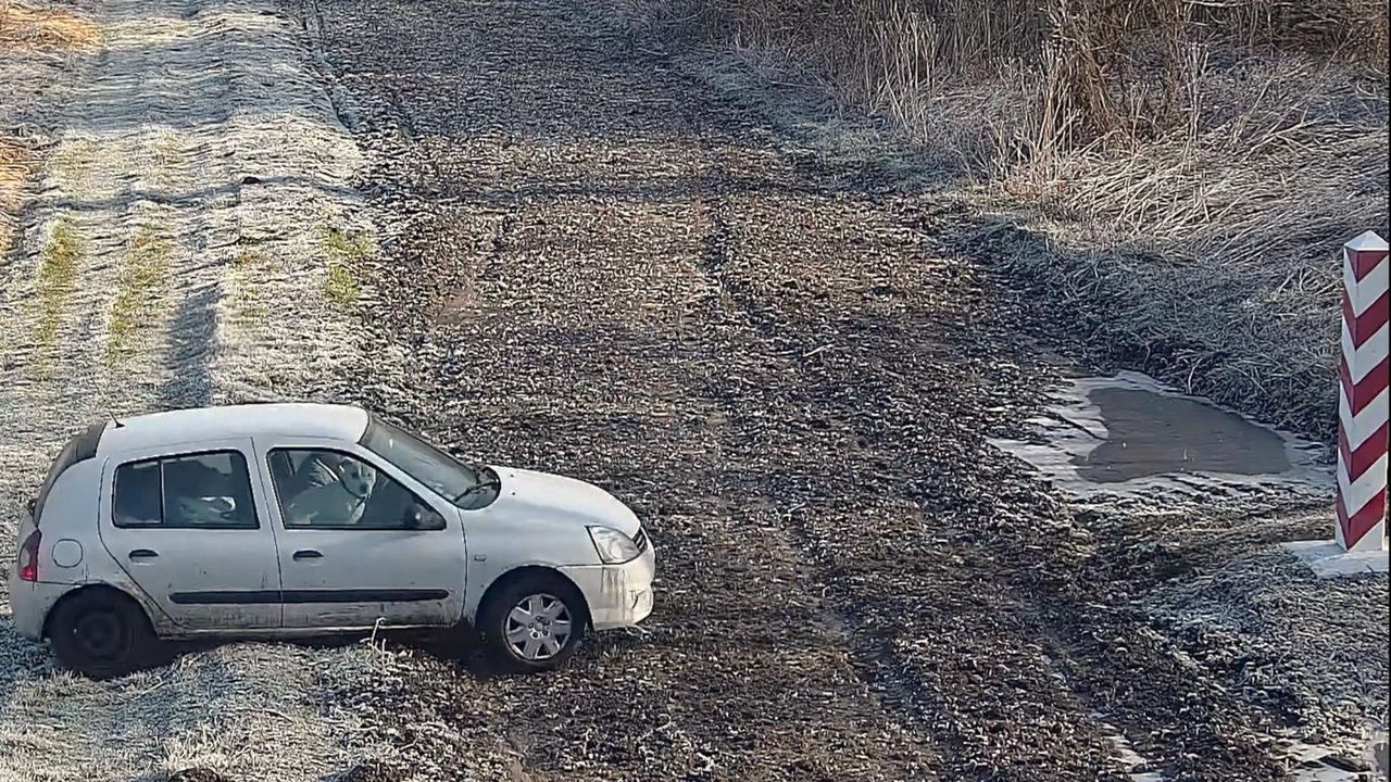 Nie miał paszportu, chciał wjechać do Ukrainy. Jest nagranie