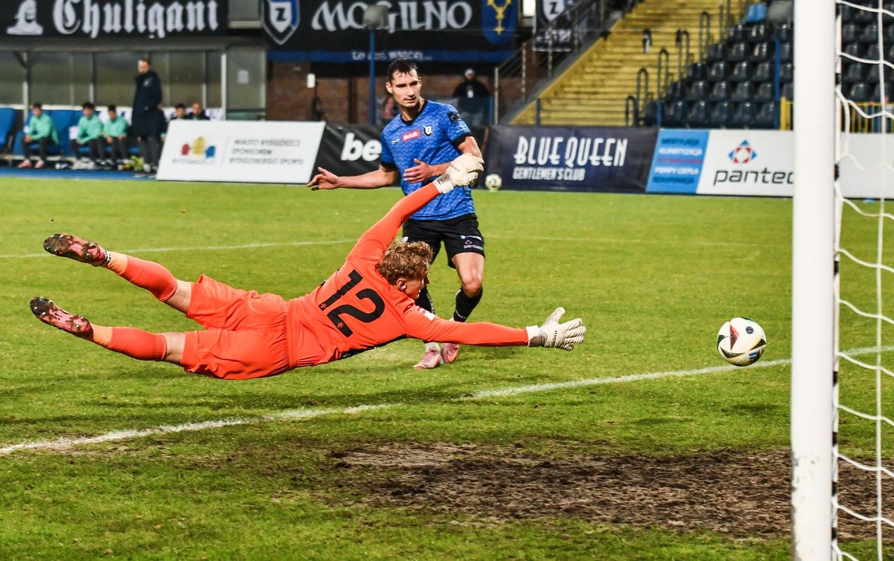 Zawisza Bydgoszcz wygrał mecz na szczycie i wrócił na pierwsze miejsce