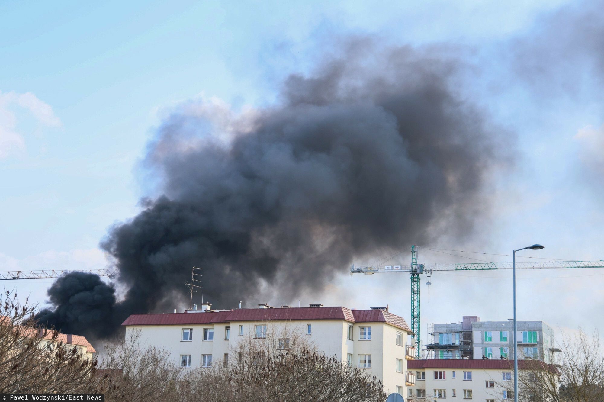 Pożar na Białołęce