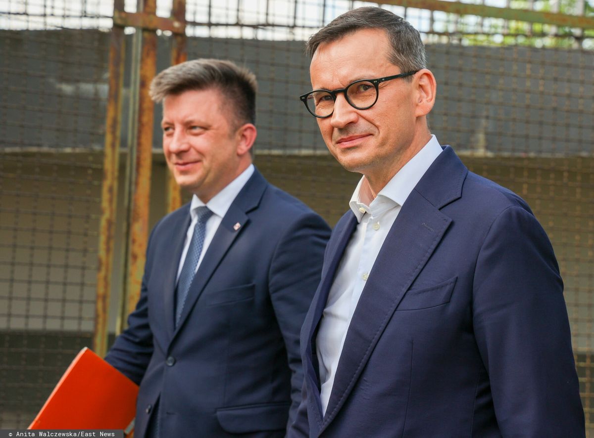 Michał Dworczyk i Mateusz Morawiecki