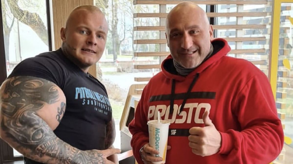 Szymon Komandos i Marcin Najman