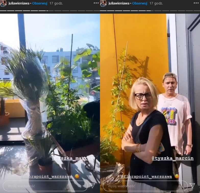Julia Wieniawa urządza taras