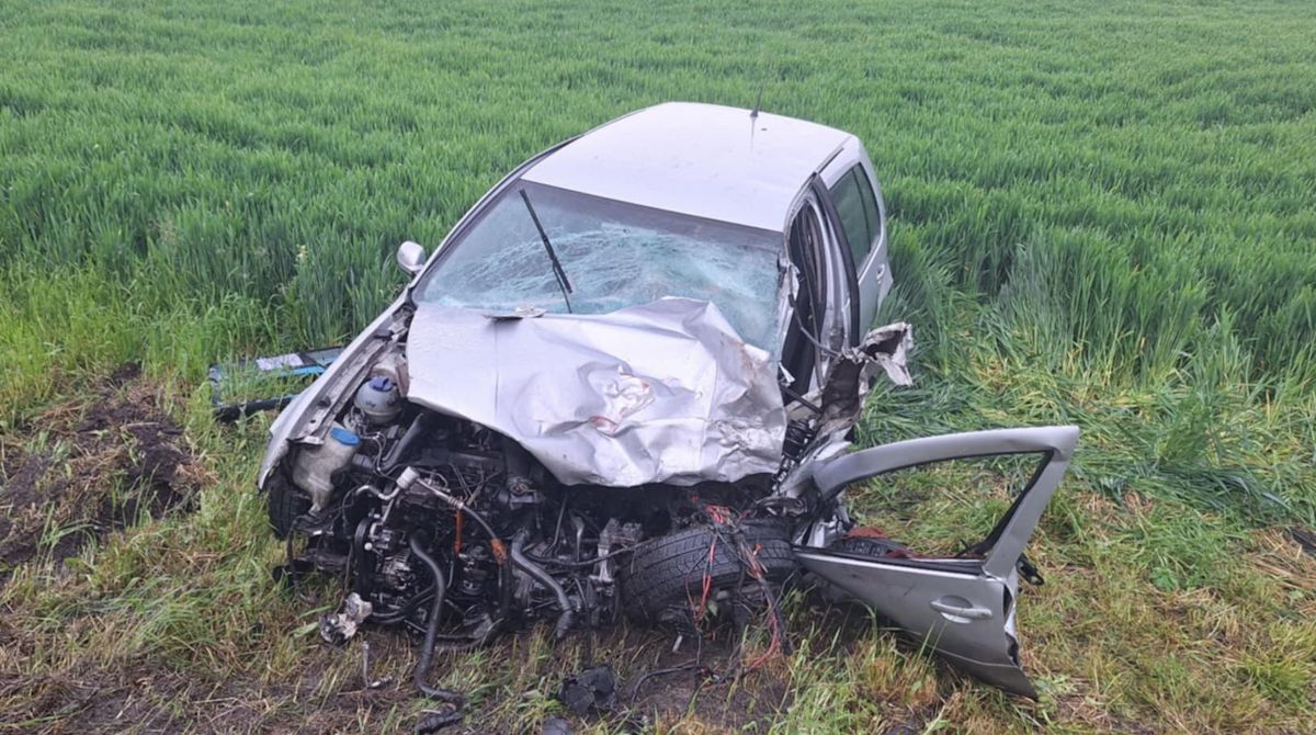 Kolizja w Sahryniu. Pierwszej pomocy udzielił dyrektor tomaszowskiego szpitala