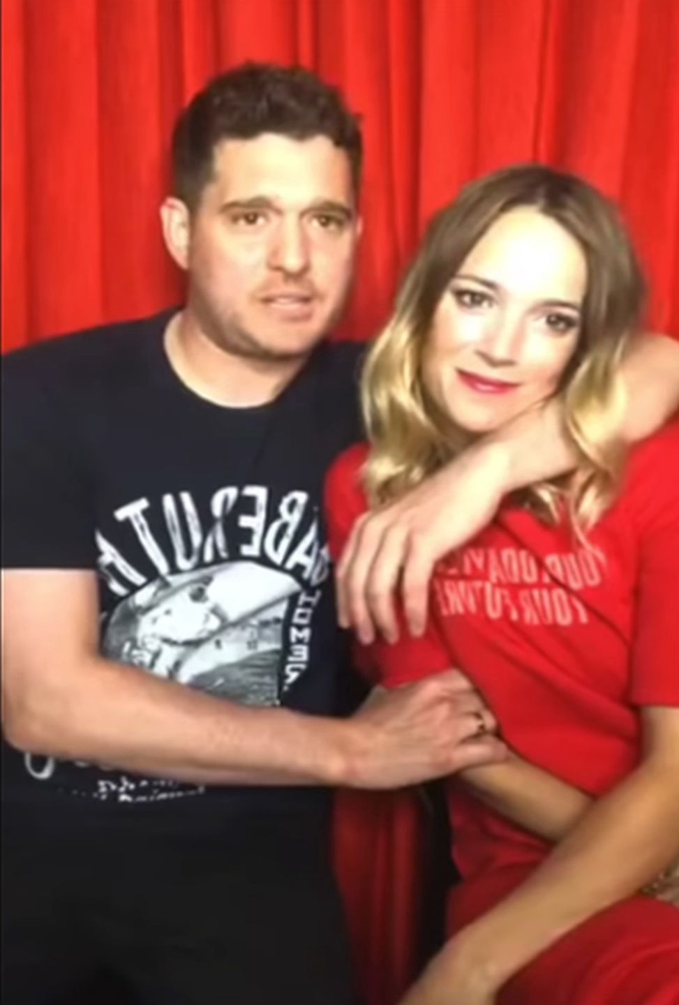 Michael Buble i Luisana Lopilato