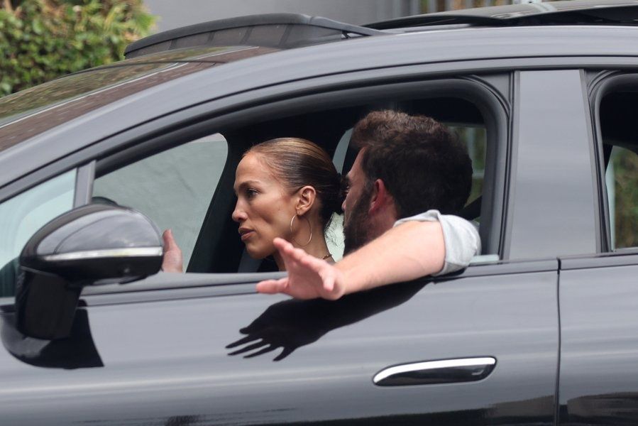 Jennifer Lopez i Ben Affleck odbyli w samochodzie poważną rozmowę