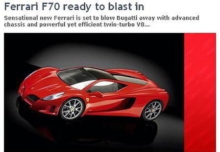 Premiera przyszłej dekady - Ferrari F70!