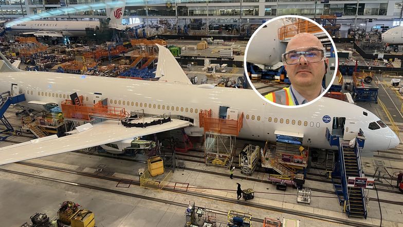 Boeing produkuje Dreamlinery w zakładach w Charleston na wschodnim wybrzeżu USA