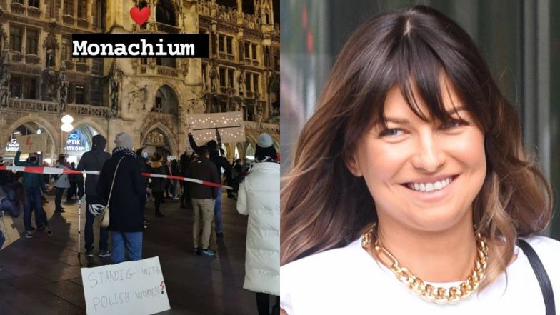 Anna Lewandowska chwali się zdjęciami z protestu w Monachium