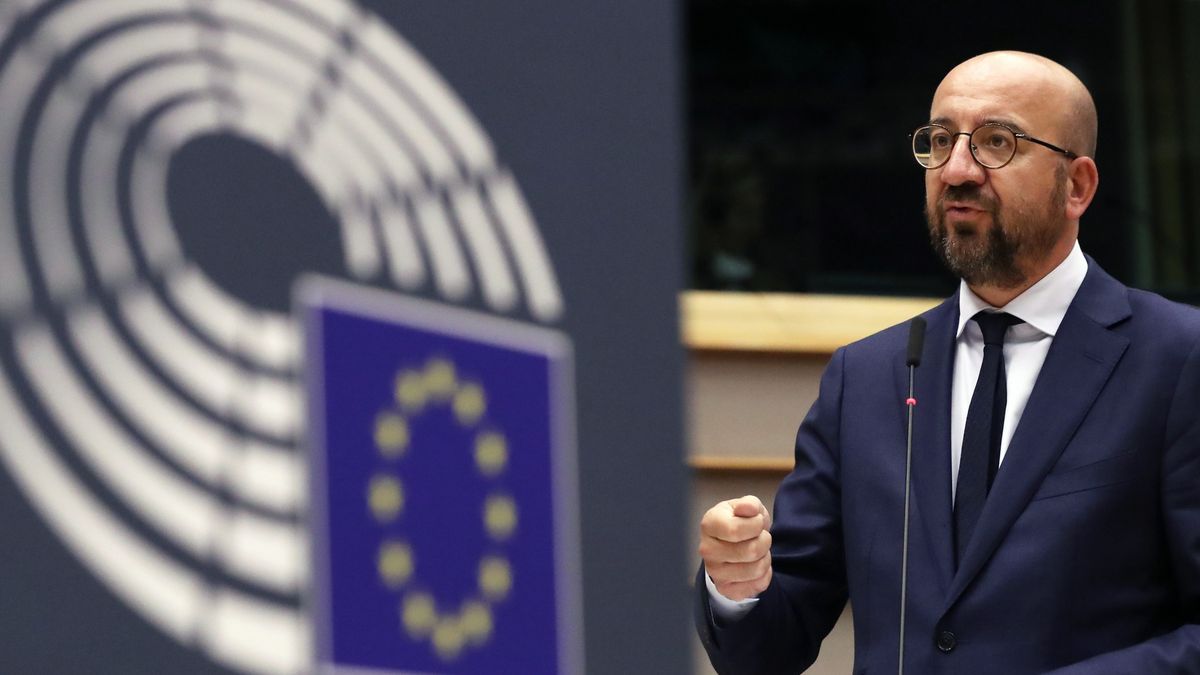 Szef Rady Europejskiej Charles Michel.