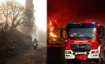 Uciekali przed pożarem w Chorwacji. Polak opowiedział jak to wyglądało