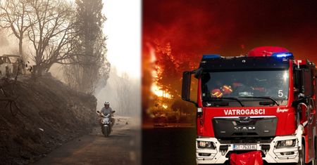 Uciekali przed pożarem w Chorwacji. Polak opowiedział, jak to wyglądało