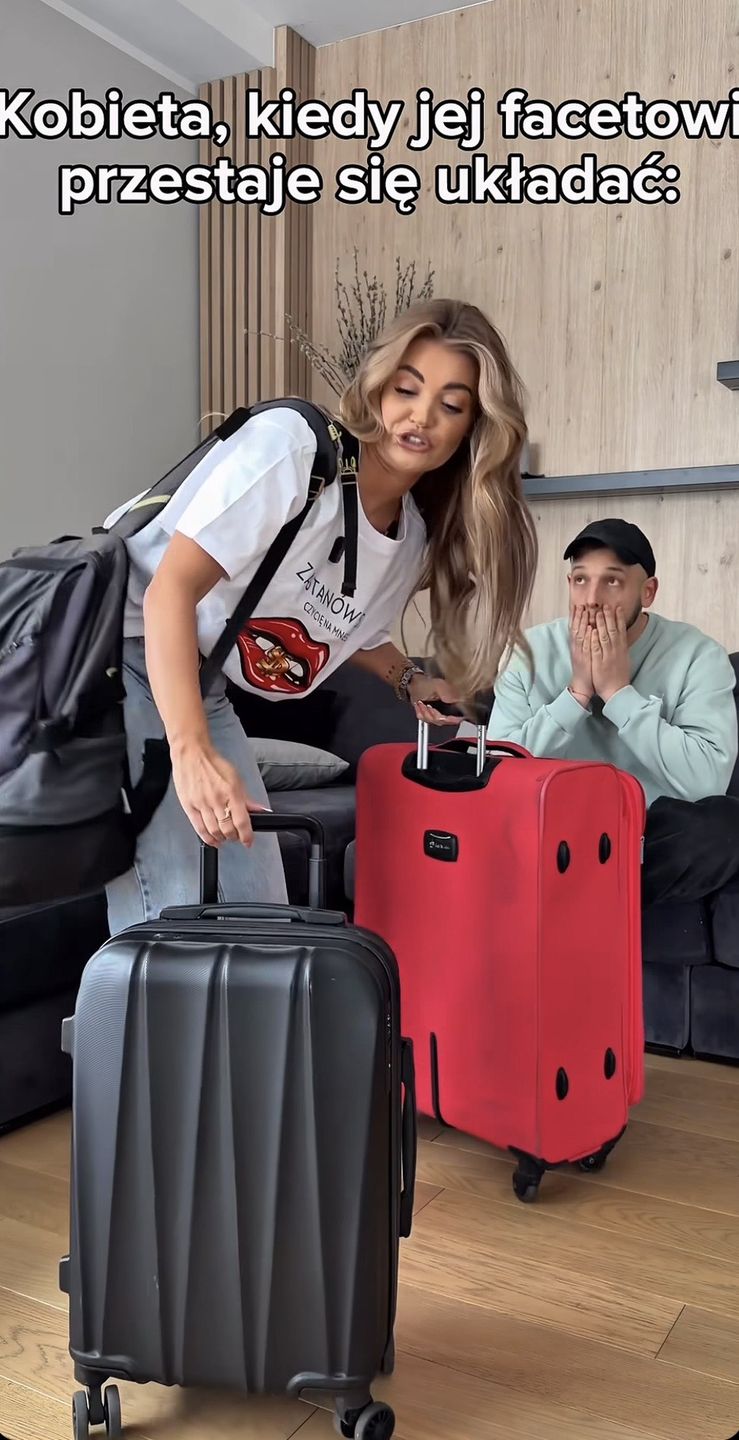 Maciej Pela i Agnieszka Kaczorowska na nagraniu 