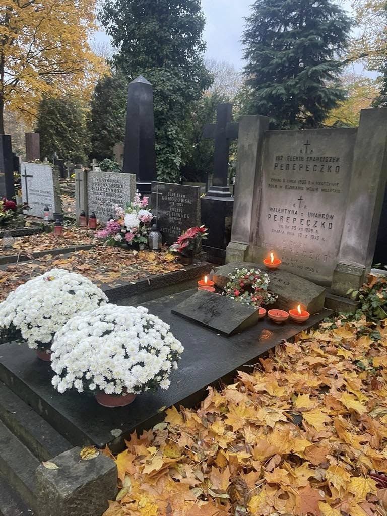 Agnieszka Fitkau-Perepeczko pokazała grób męża