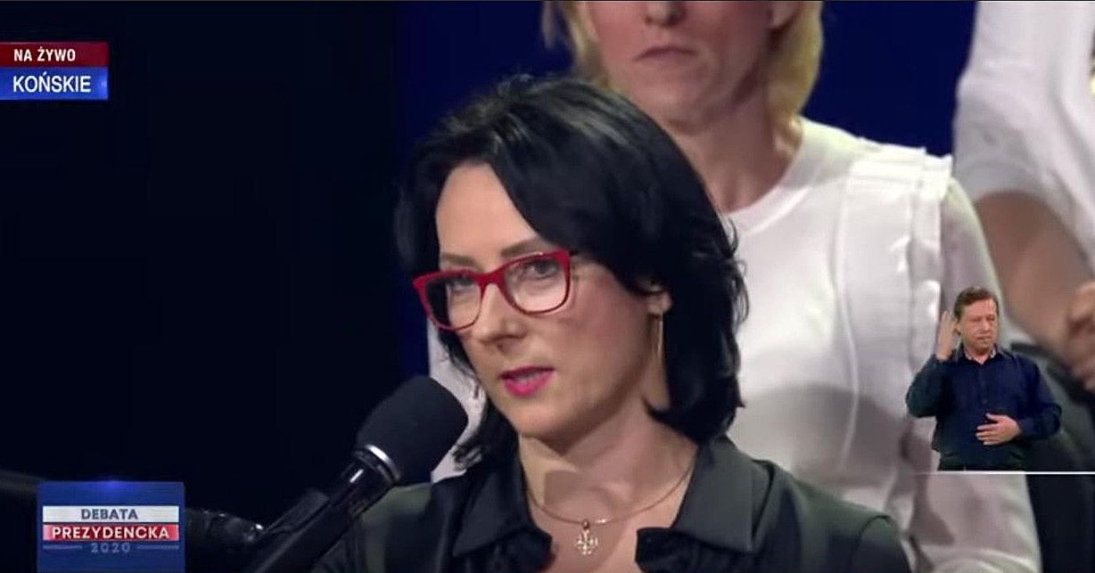 Uczestniczka debaty w Końskich zabiera głos. "Nie byłam podstawiona, moje pytanie było niewygodne"