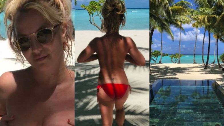 Britney Spears świętuje odzyskanie wolności, prężąc się w NAGIEJ SESJI nad oceanem (ZDJĘCIA)