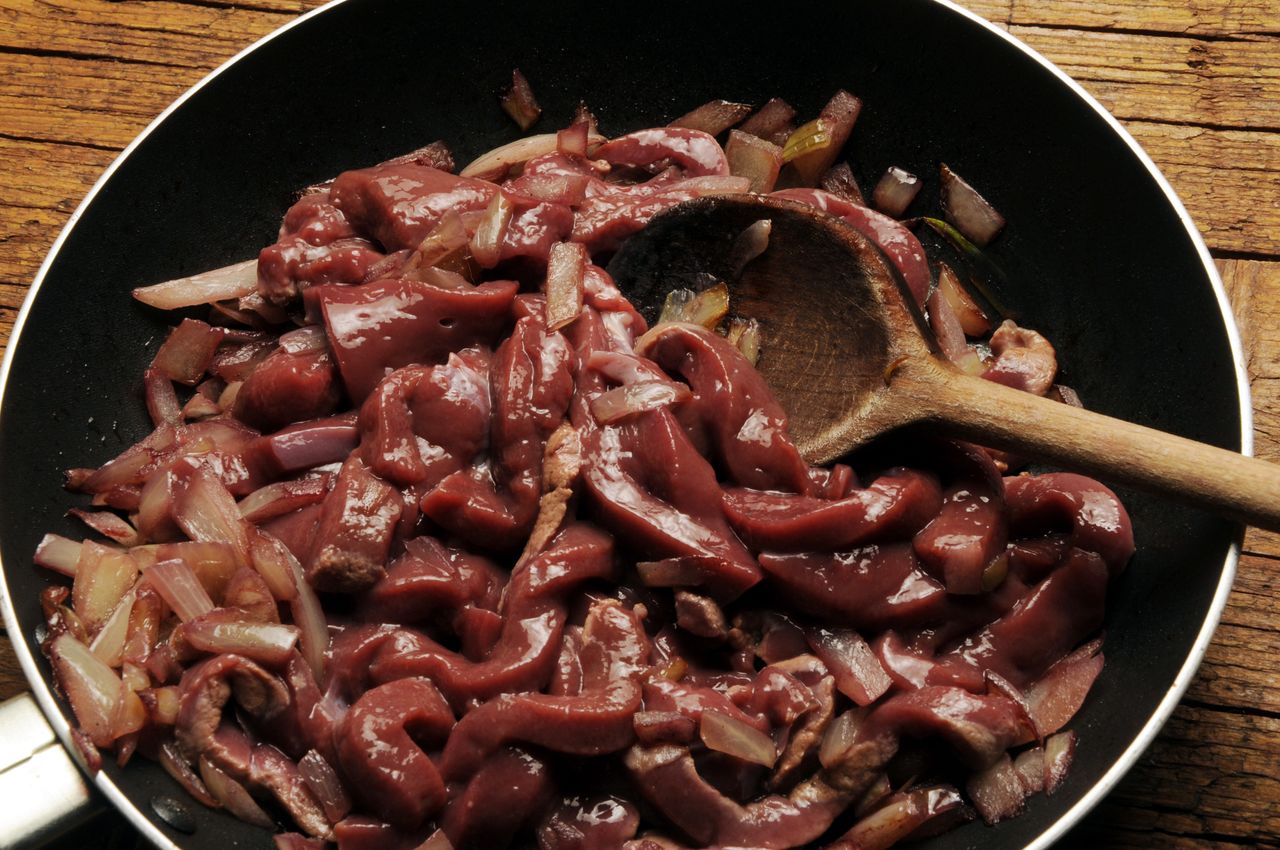 Liver is one of the more popular offal.