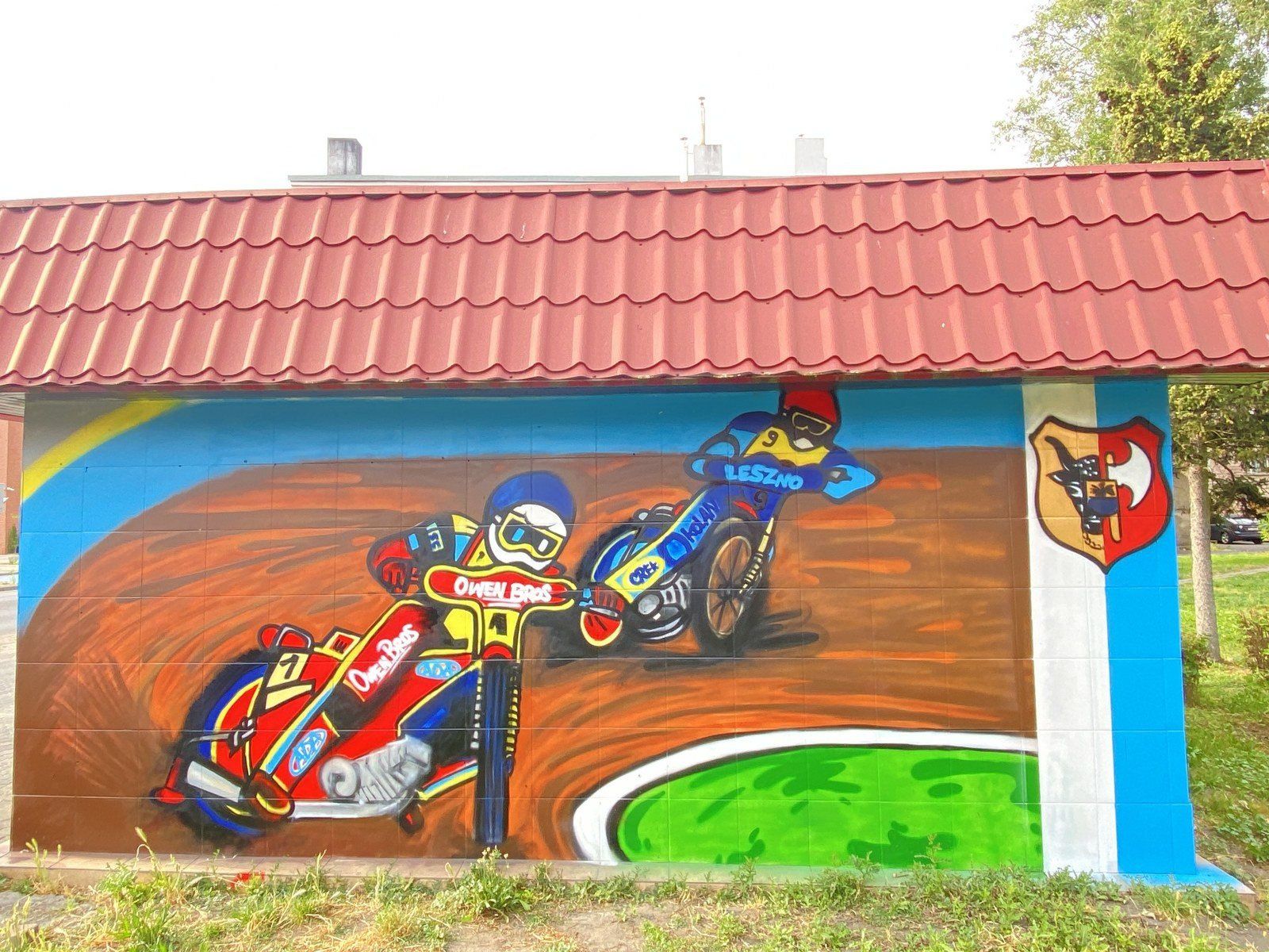 Graffiti - ulica Dąbrowskiego w Lesznie