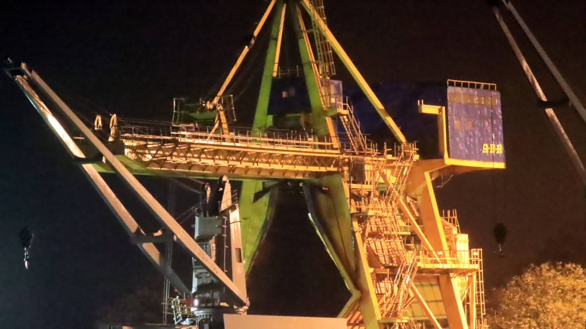 Wypadek w porcie w Świnoujściu 