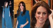 Kate Middleton OLŚNIEWA w szafirowej sukni na gali Royal Variety Performance (ZDJĘCIA)