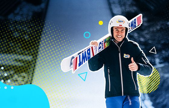 Polski skoczek ambasadorem marki Lotto